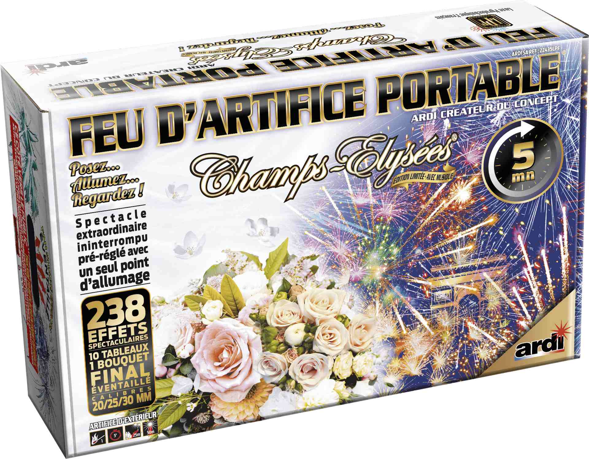 Fau d'artifice automatique ou prêt à tirer