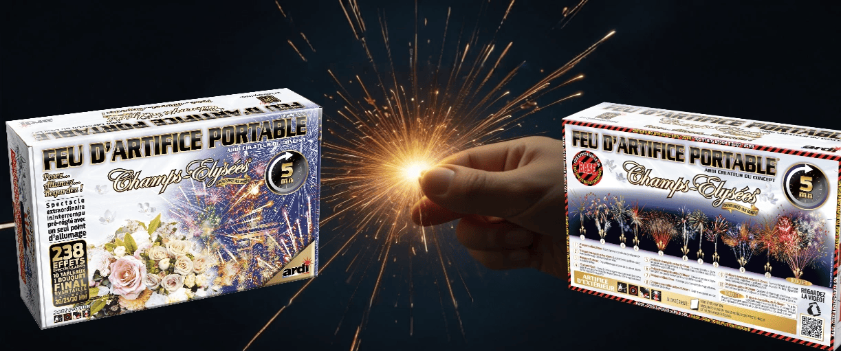 feux d'artifice automatique pret a tirer