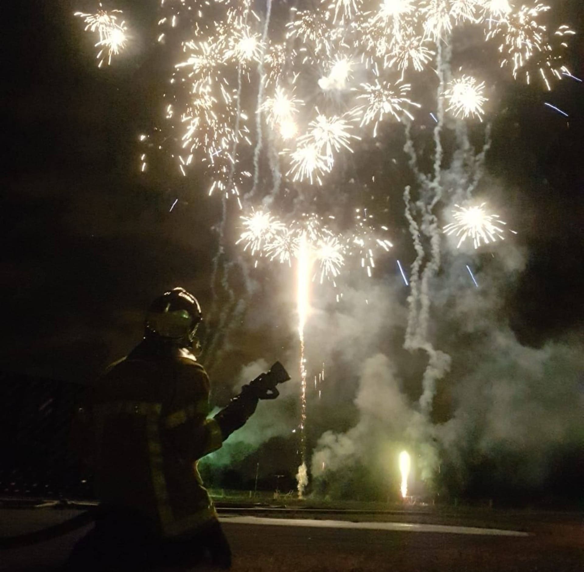 Spectacle pyrotechnique mariage